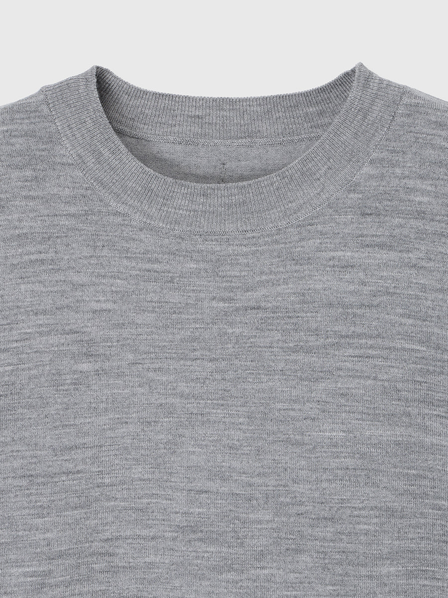 ハーフスリーブニットプルオーバー