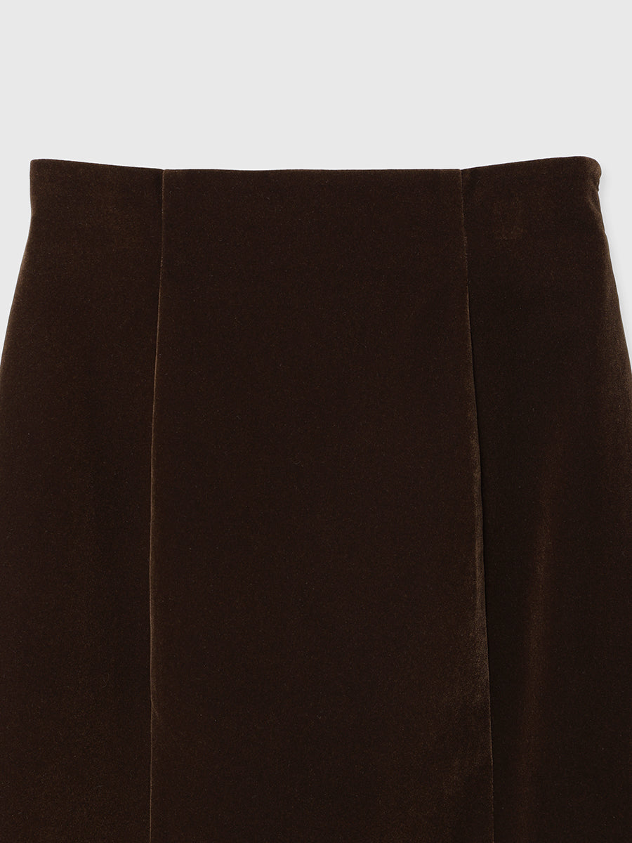 ベルベットナロースカート