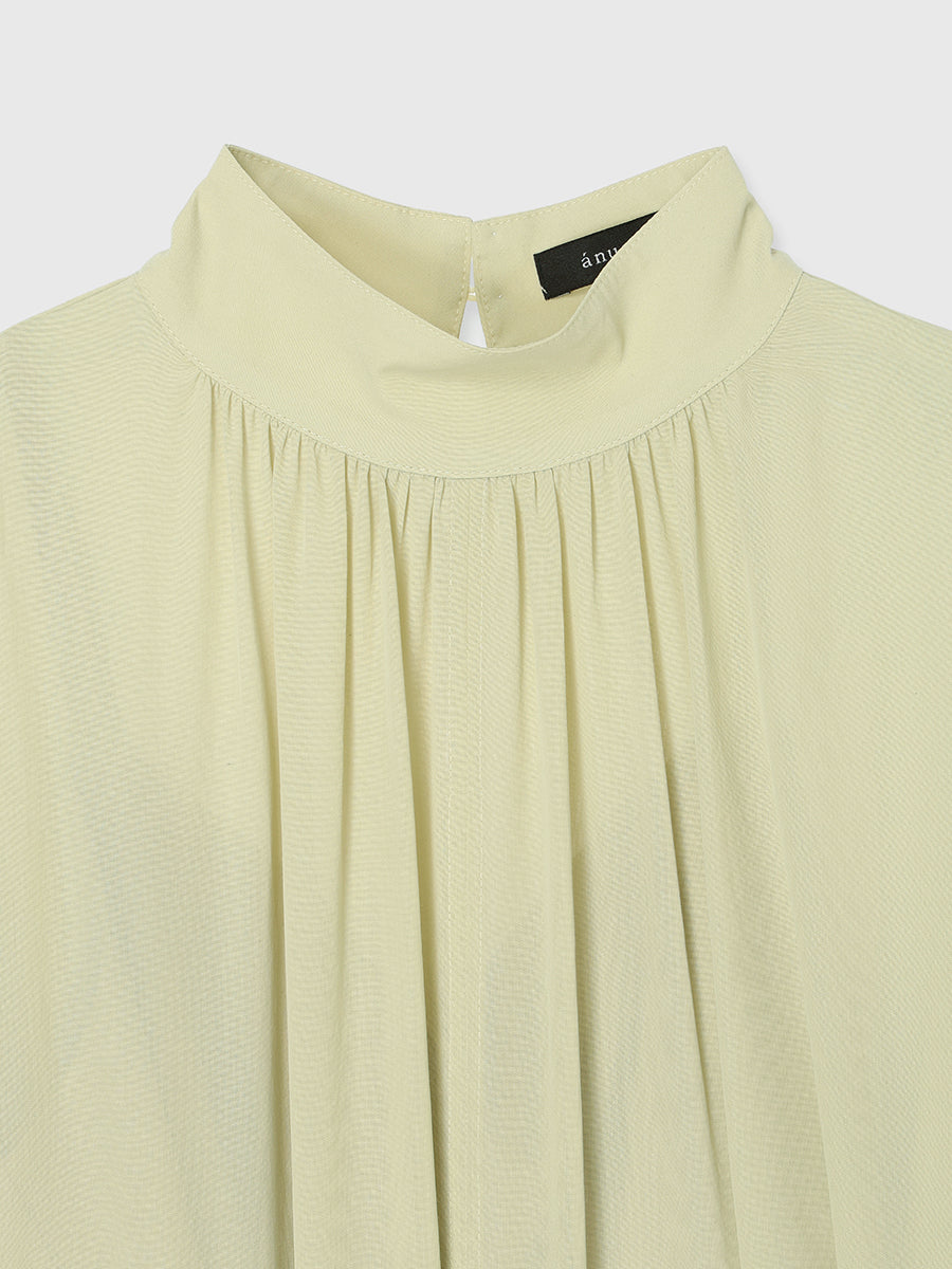 キュプラコットンワンピース