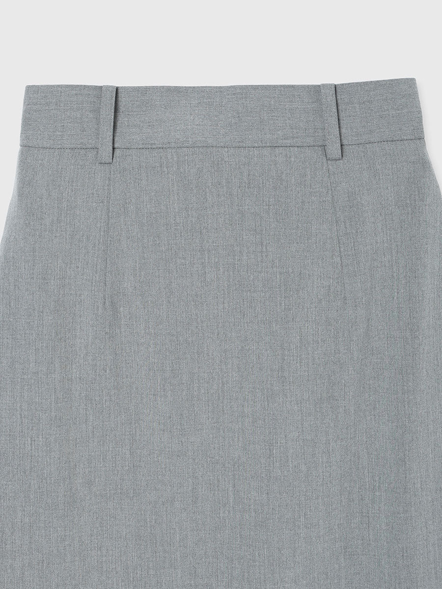 ペンシルミドルスカート