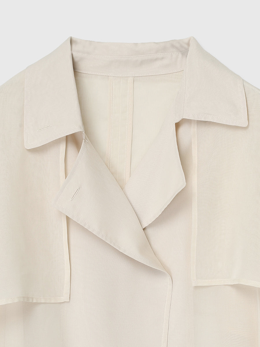 シアーロングコート