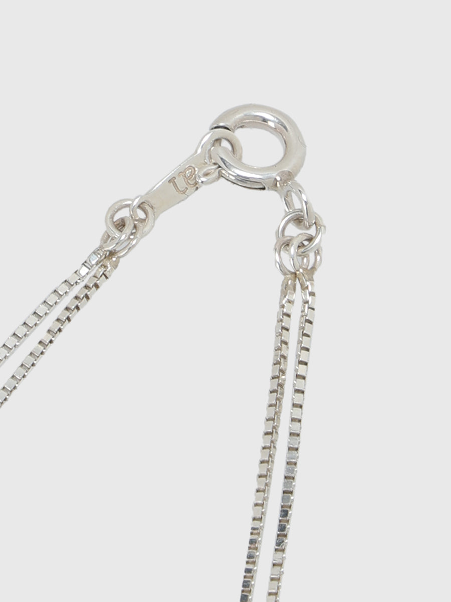 SLV925 ダブルチェーンネックレス