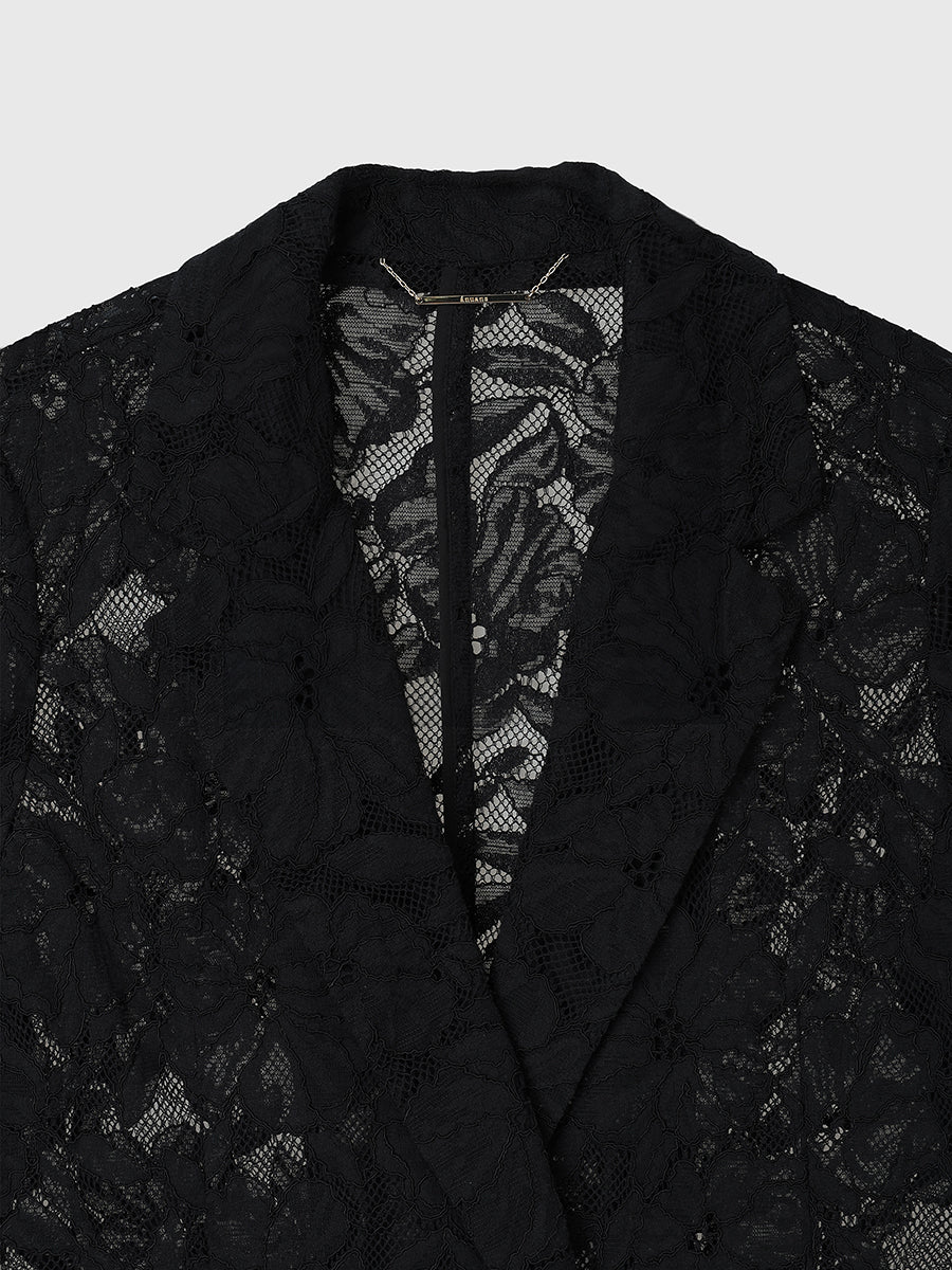 オーナメントレースダブルジャケット