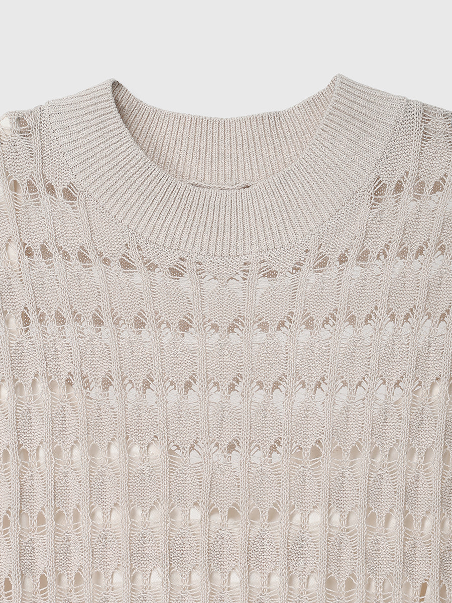 クロシェマーメイドニットワンピース