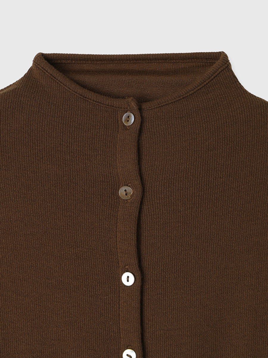 テンセルウールレイヤーカットトップス