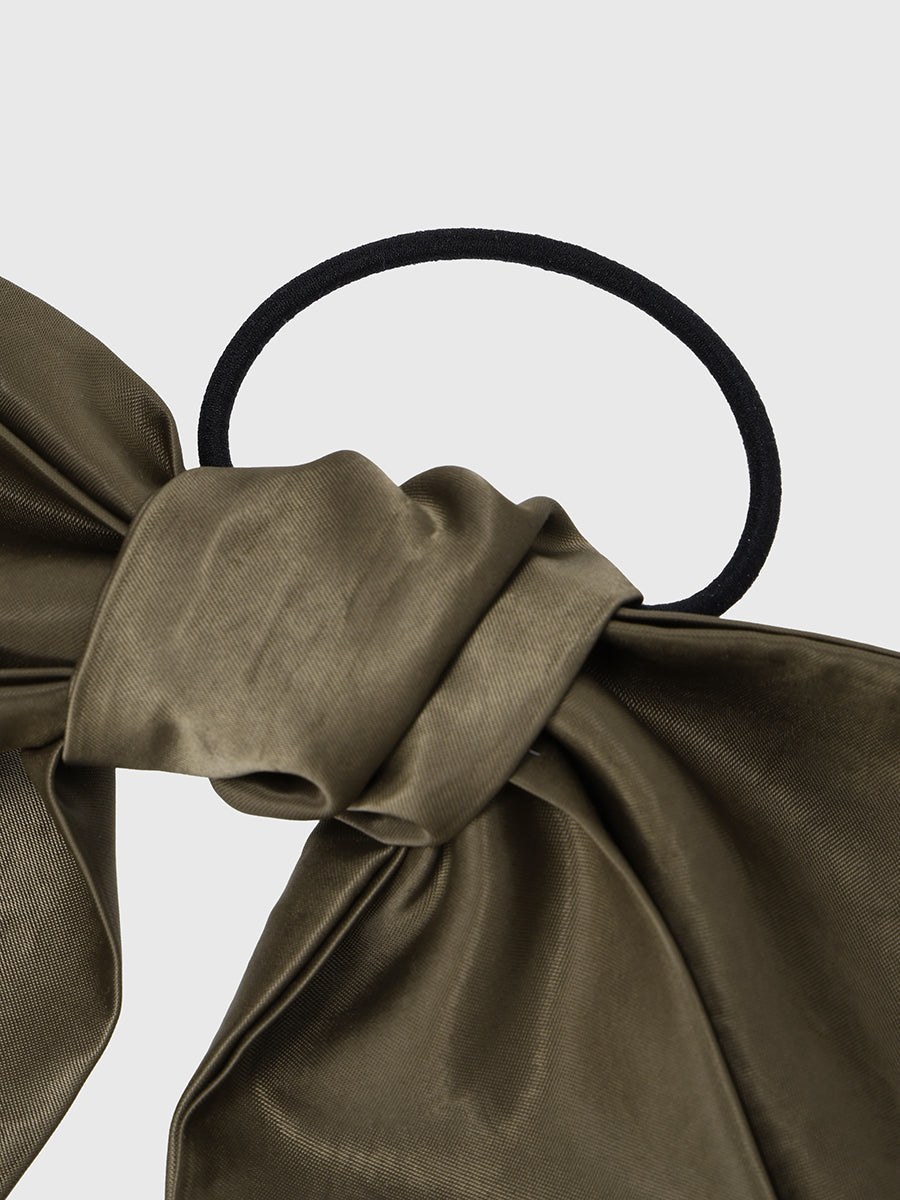 ヴィンテージサテンヘアリボン