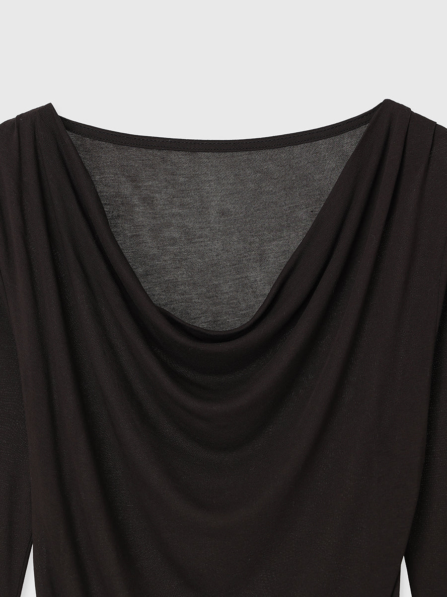 【BLOSSOM×ánuans】DRAPE CUT TOPS