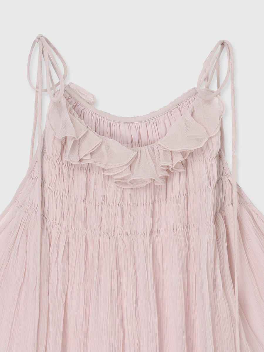 Indiaシアーコントラストブラウス