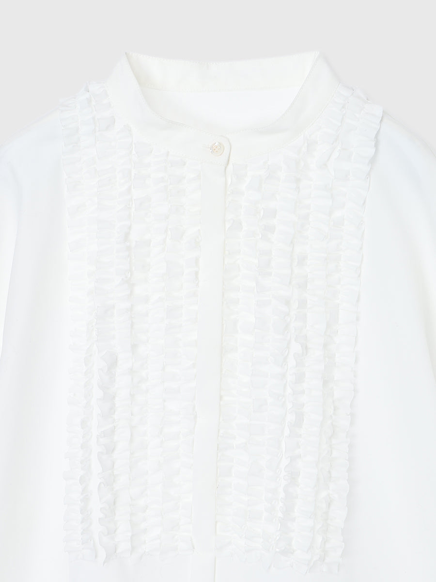 Anniv.フリルオーバーシャツ