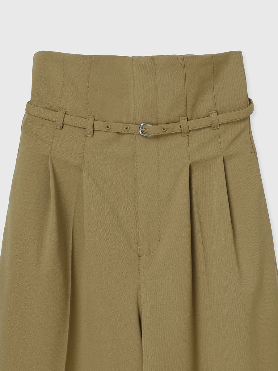 ベルテッドハイウエストパンツ