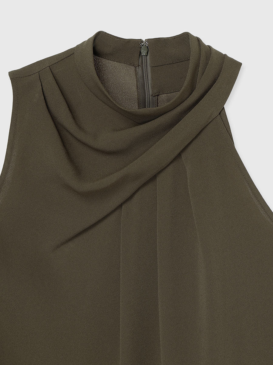 Halter ánuans Neck Top