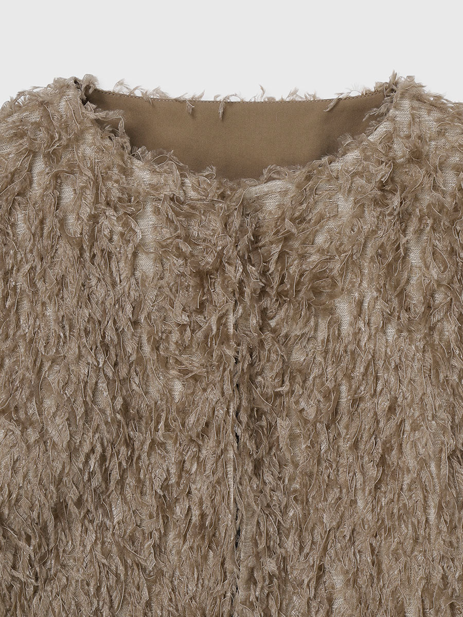 ファンシーフェザーコンパクトジャケット