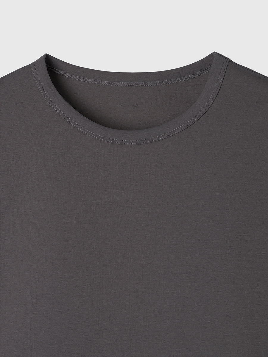 Silk touch cotton slim fit T