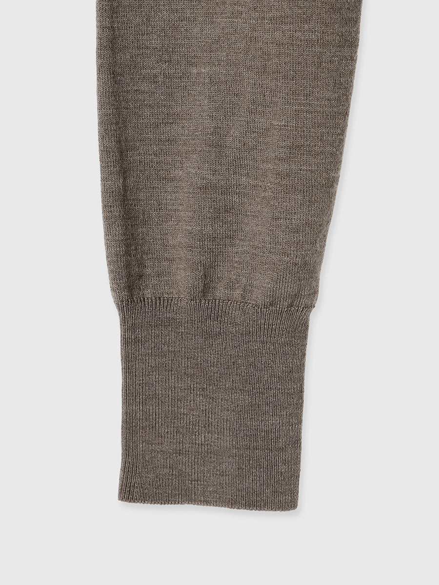 ベーシックウールニットカーディガン