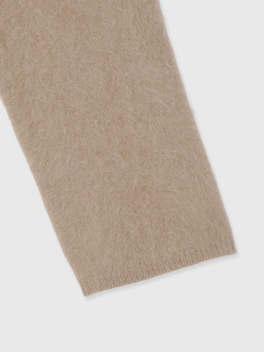 ウールミンクニットワンピース