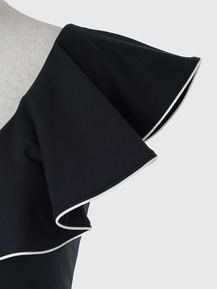 Frill Sleeve Swimwear