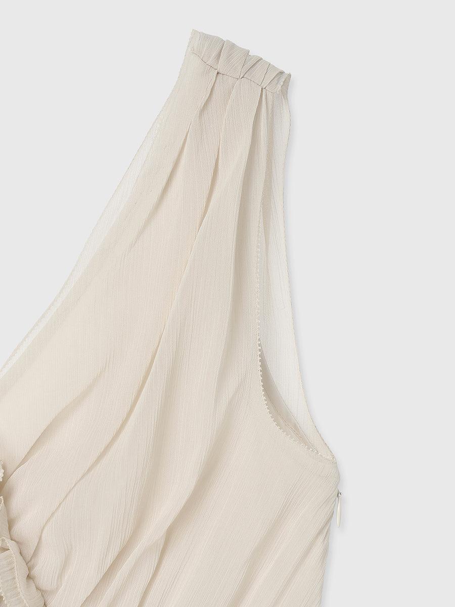 プリーツリンクルワンピース