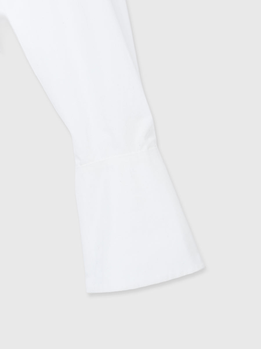 スライドネックスカーフブラウス