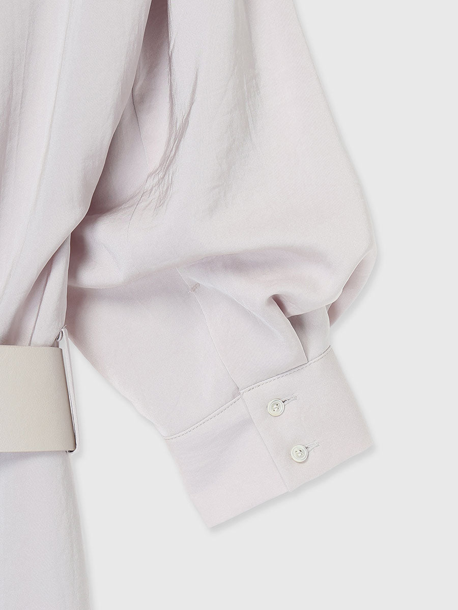 Shawl Collar Narrow Dress