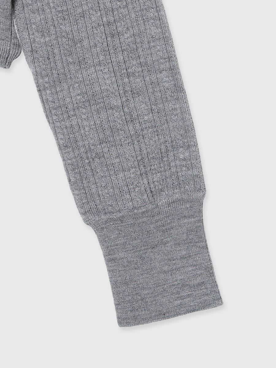 ラティスケーブルニットカーディガン