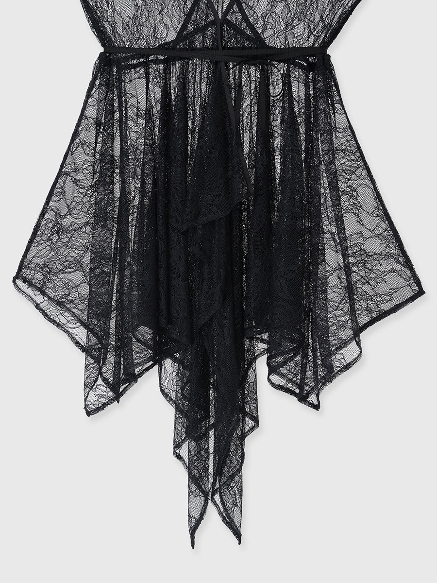 チュールレースジレ