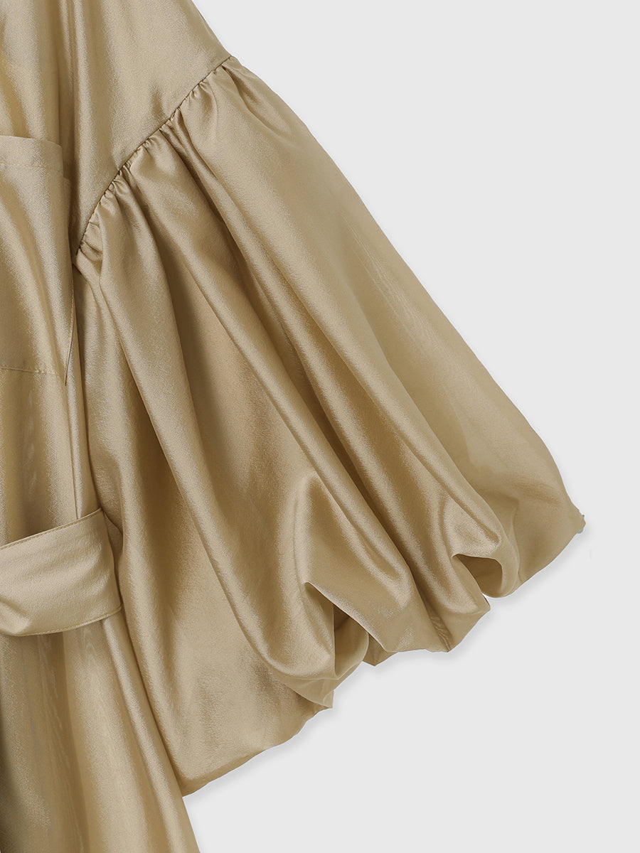 シルクタッチオーガンワンピース