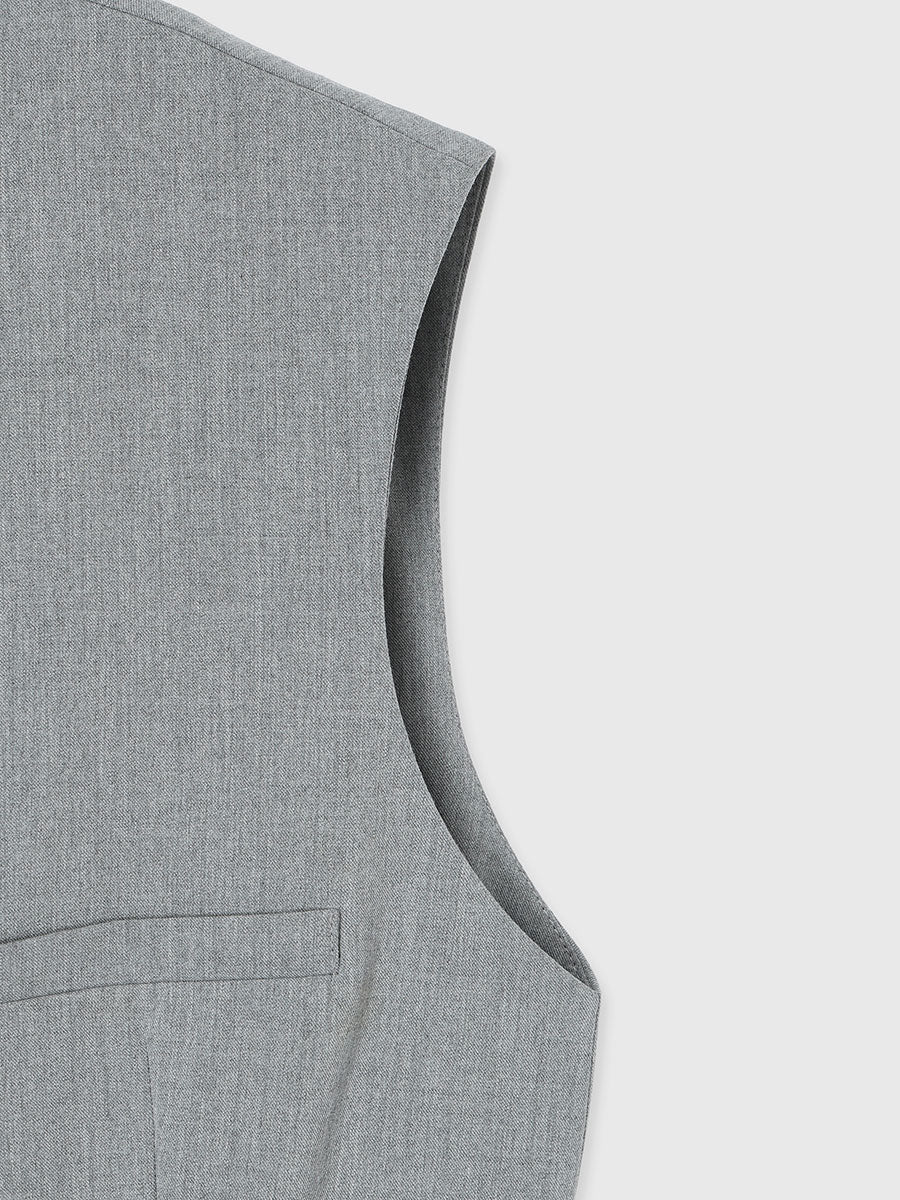 レイヤードジレワンピース