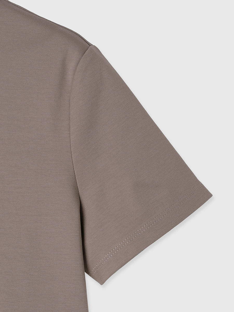 シルクタッチコットンスリムフィットT