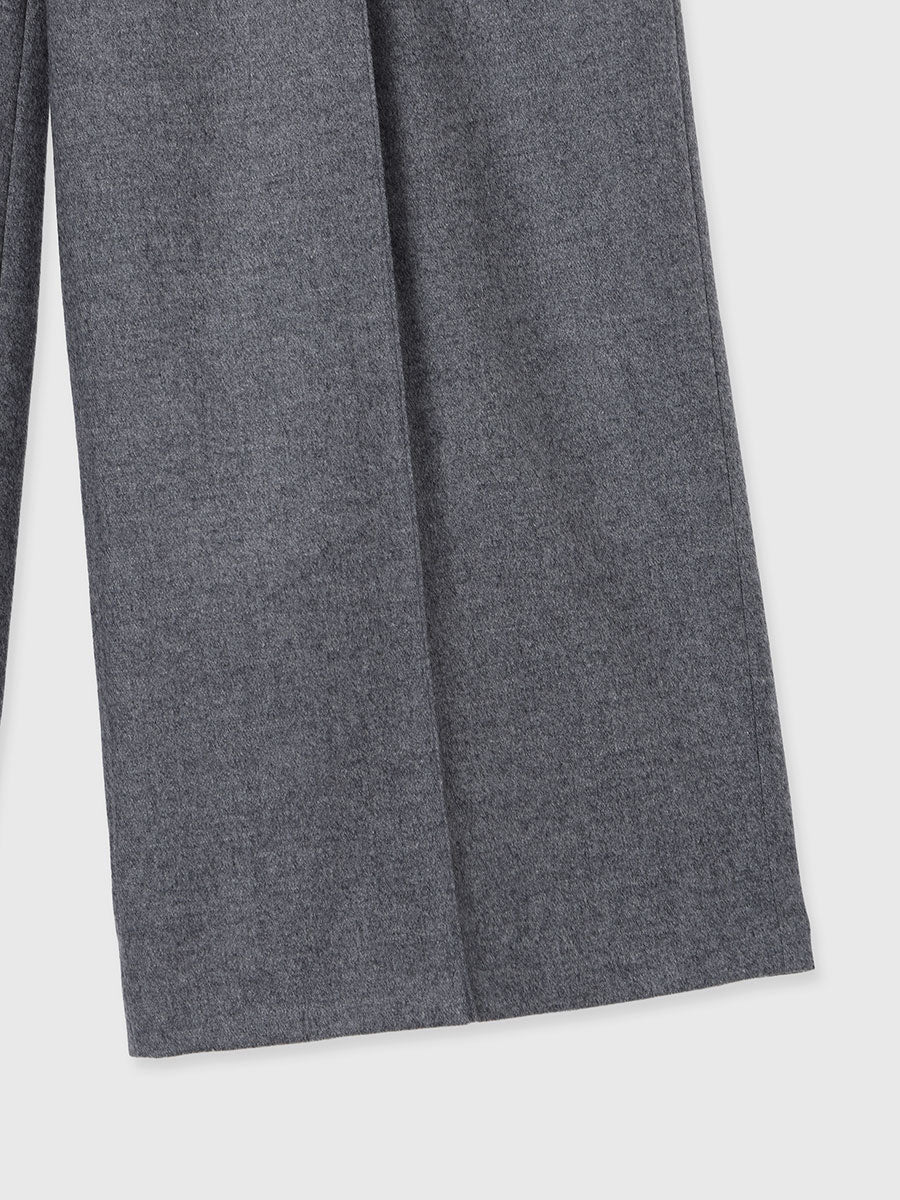 ウールリボンベルトパンツ