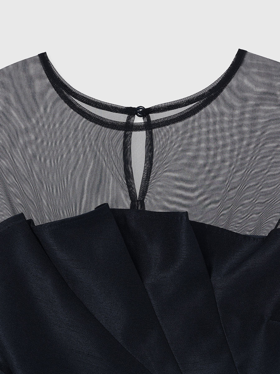 【occasion】フォールドビスチェセットアップ