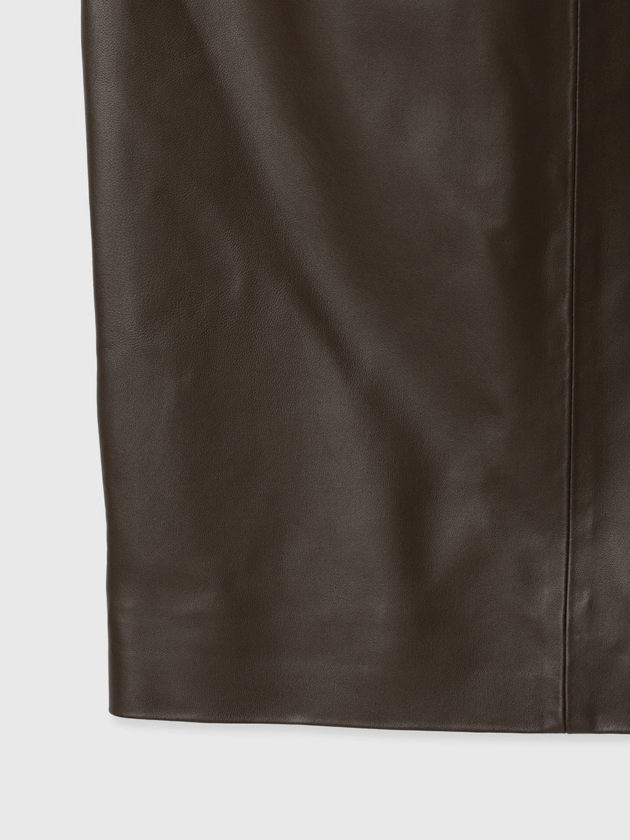 レザータイトスカート