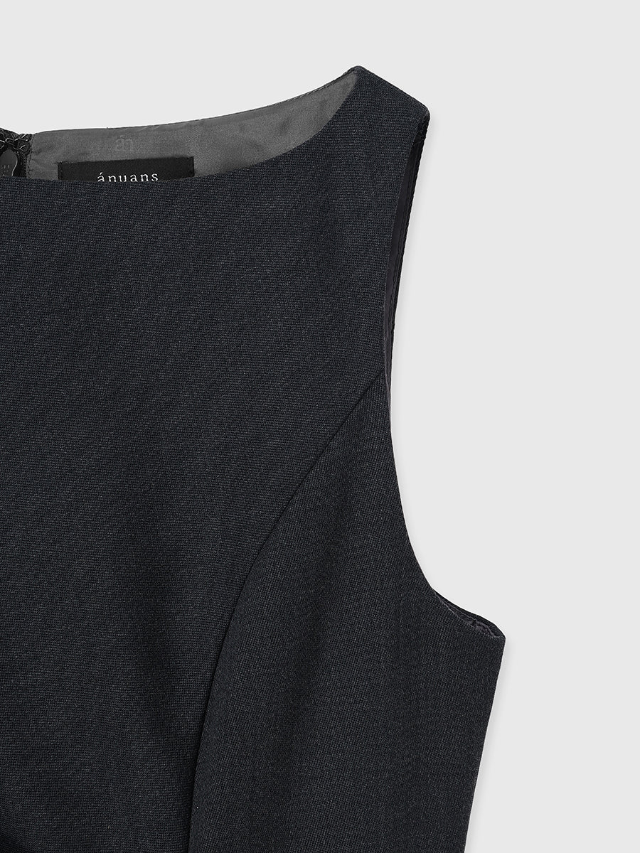 アシメタックナローワンピース