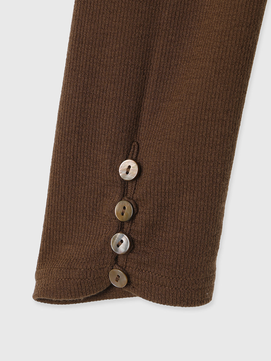 テンセルウールレイヤーカットトップス