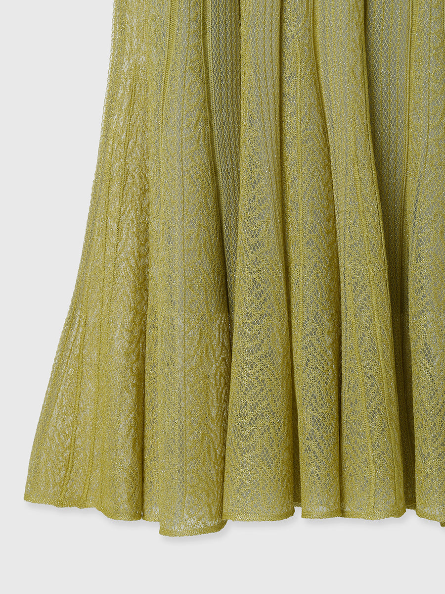 レーシーニットワンピース