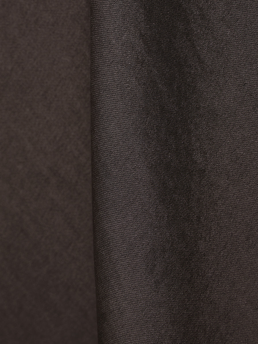 サテンナロースカート