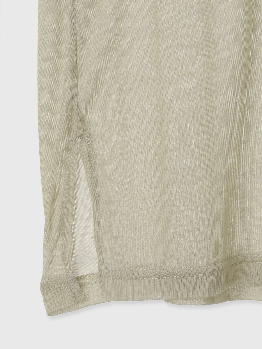 シアーロングスリーブT シャツ