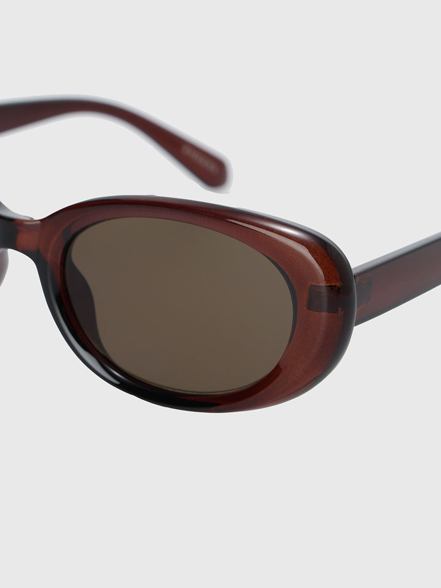 オーバルフレームサングラス