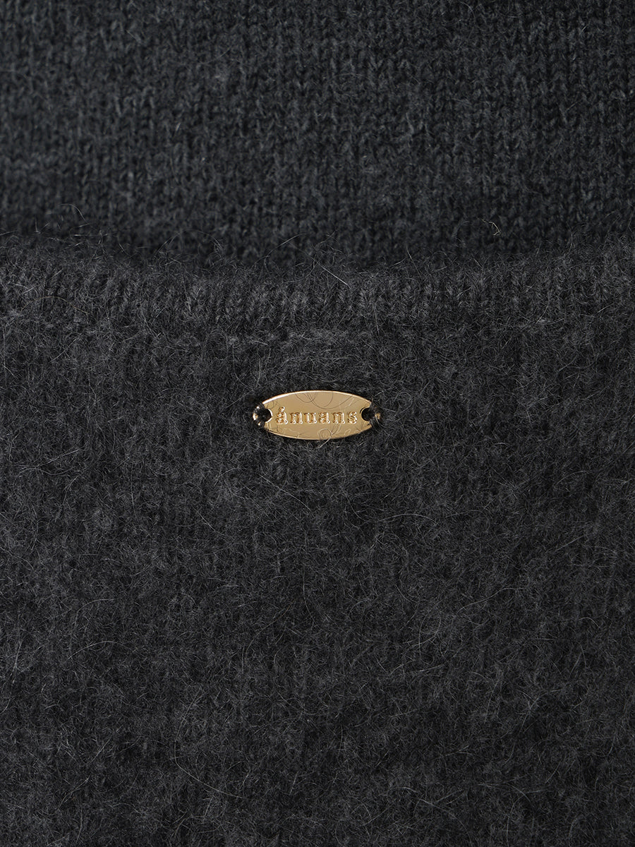 カシミヤブレンドキャミソールニットワンピース