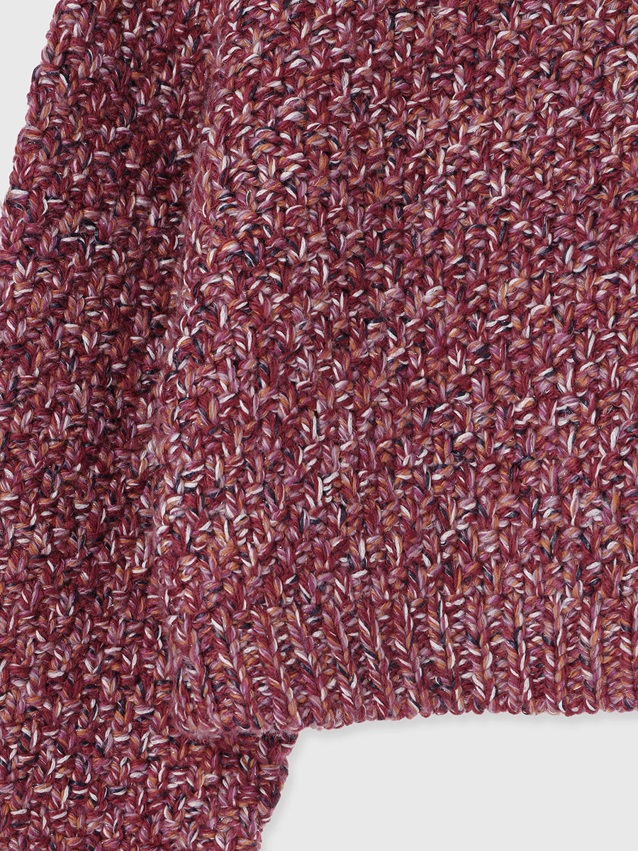 ミックスヤーンニットトップス