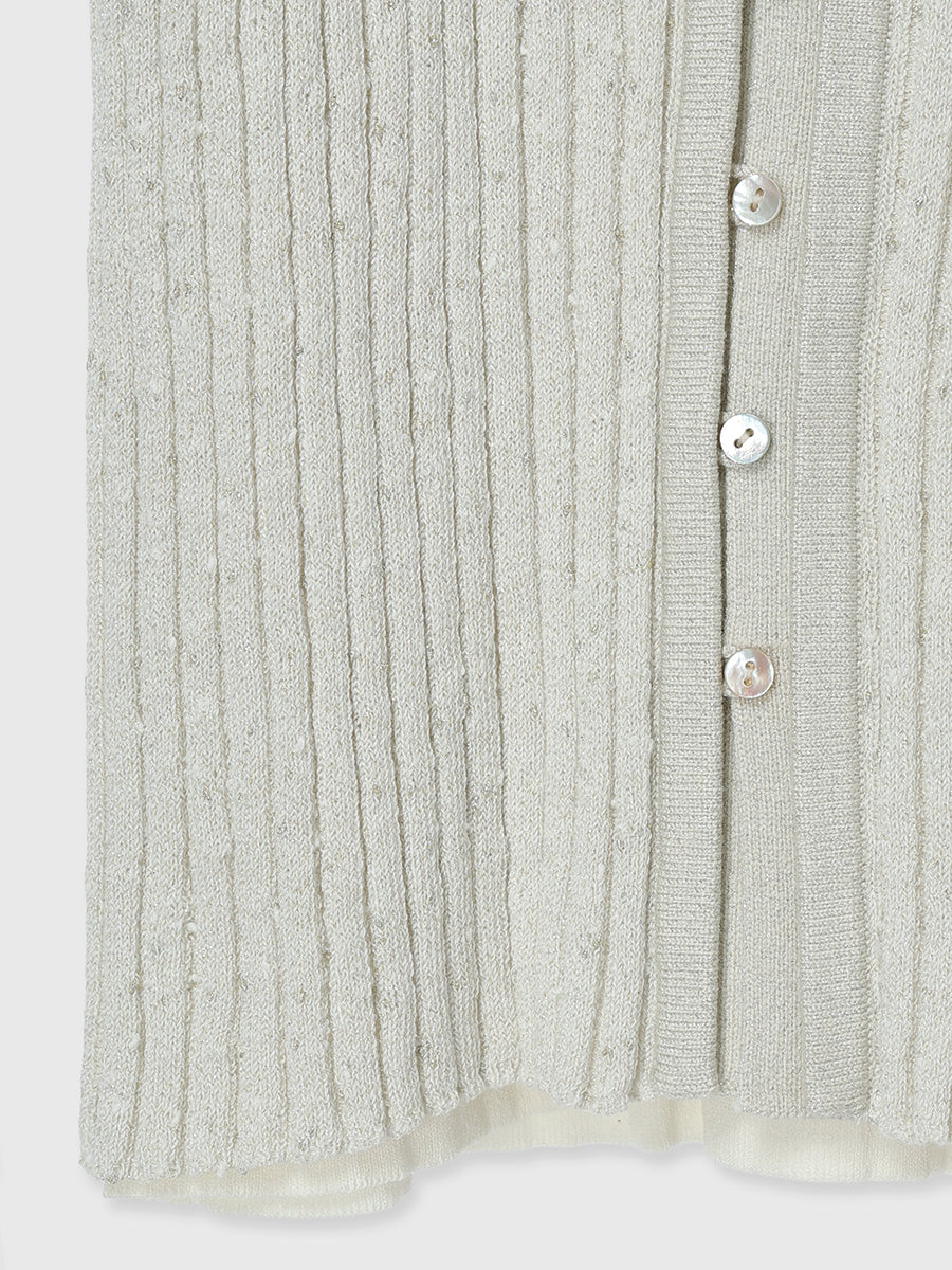 ネップラメニットトップス