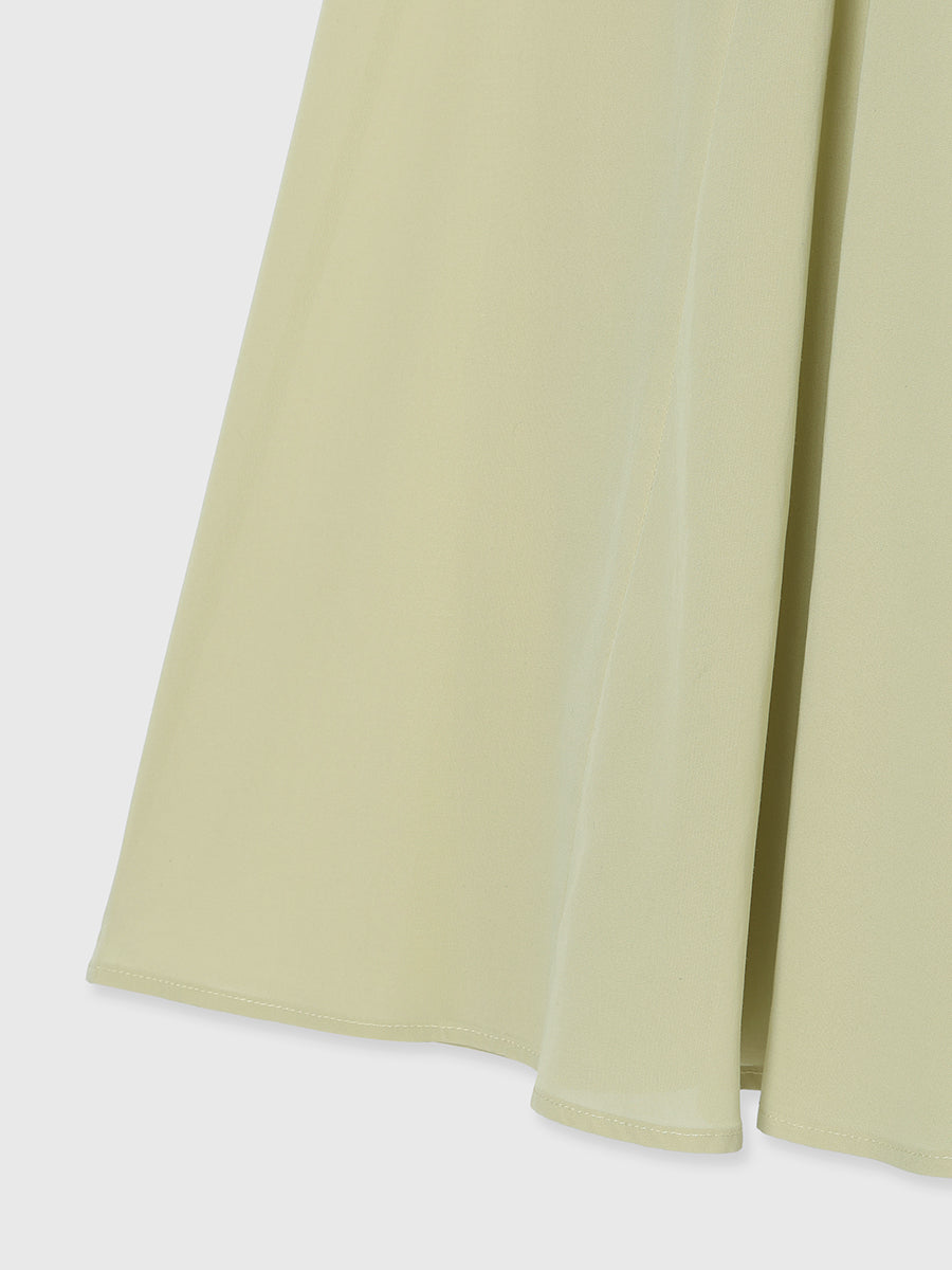 キュプラコットンワンピース