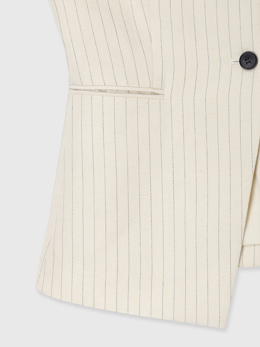 テクスチャーコンパクトジレ