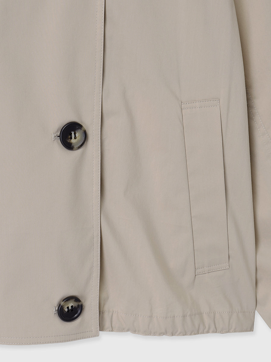 ライトトレンチミドルブルゾン