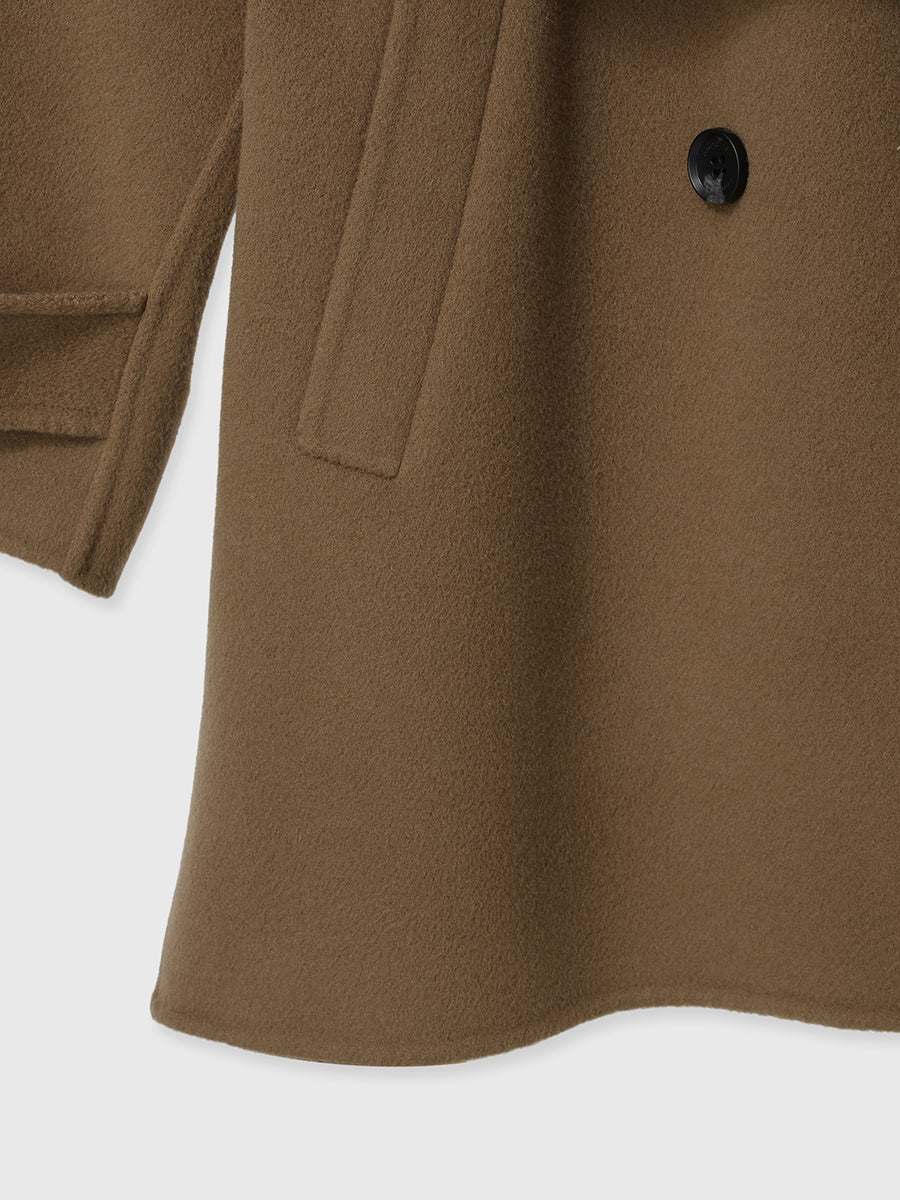 リバーウールミドルトレンチコート