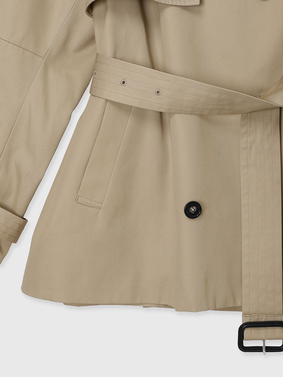 ハーフオーバートレンチコート