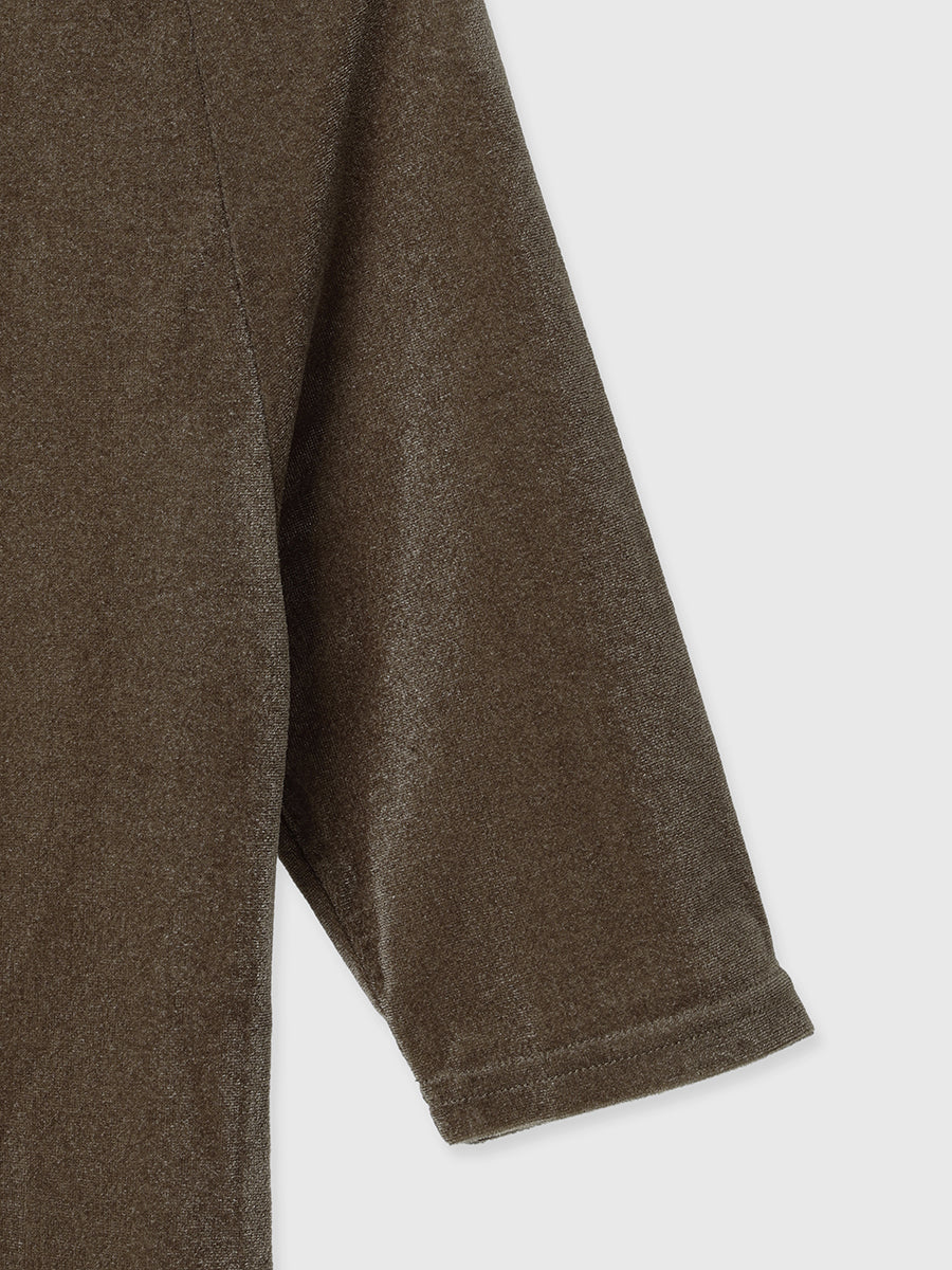 シアーベロアタイトップス