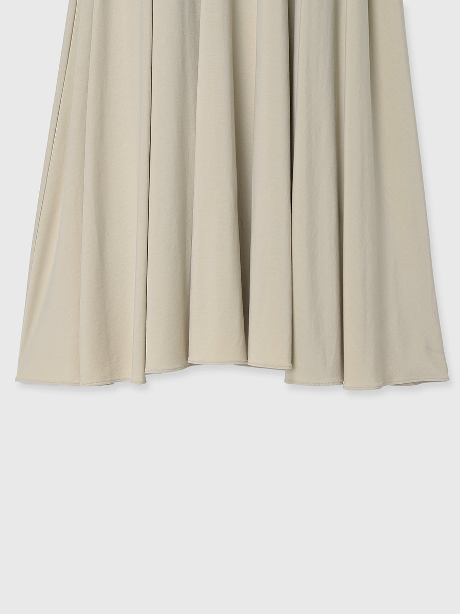 Drape Gathered Cut Dress