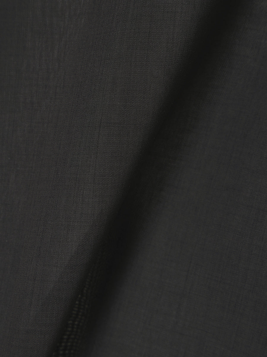 セミシアーオープンカラーブラウス