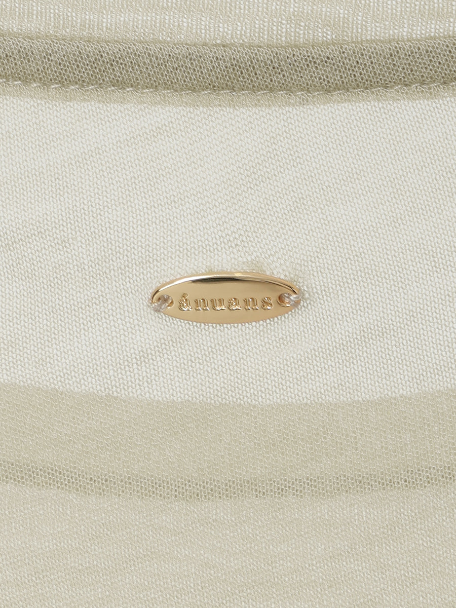 シアーロングスリーブT シャツ