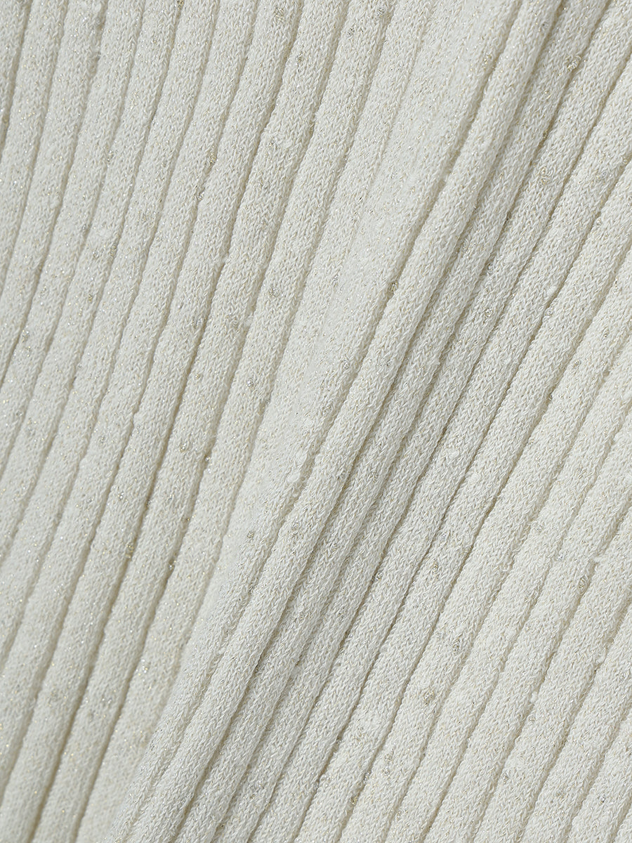 ネップラメニットトップス